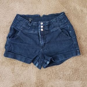 Bebe high waist tuxedo short